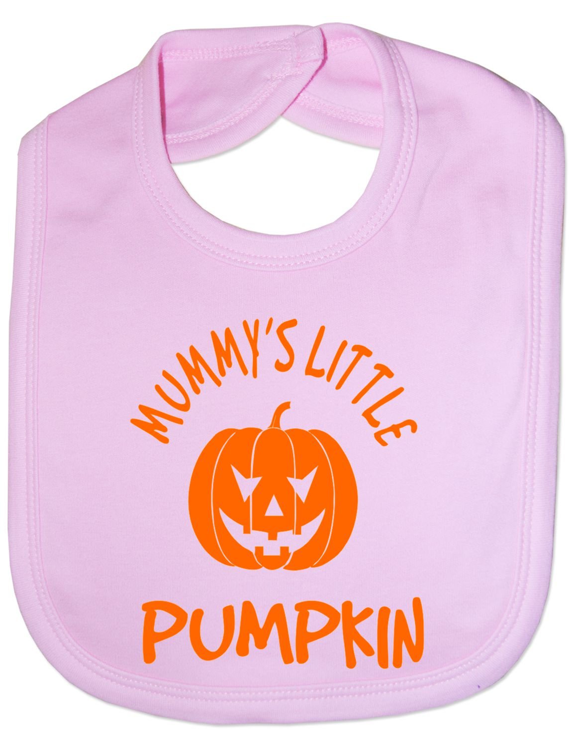 Print4U Mummy's Little Pumkin Halloween Funny Feeding Bib Present Pink