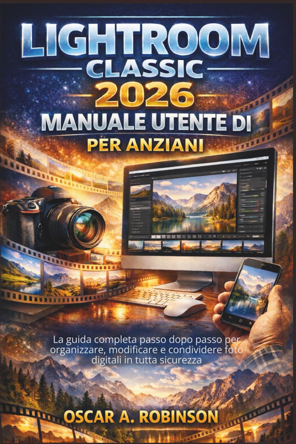 Lightroom Classic 2026 Manuale Utente Di Per Anziani: La guida completa passo dopo passo per organizzare, modificare e condividere foto digitali in tutta sicurezza