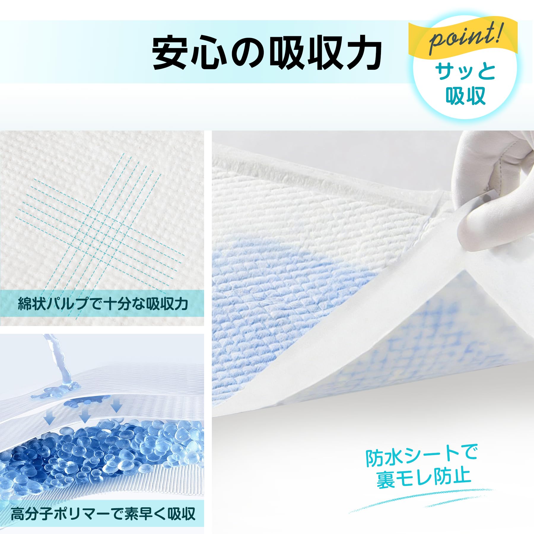 Amazon.co.jp: AI-WILL Salife 防水シーツ 使い捨て吸水シート 30枚 