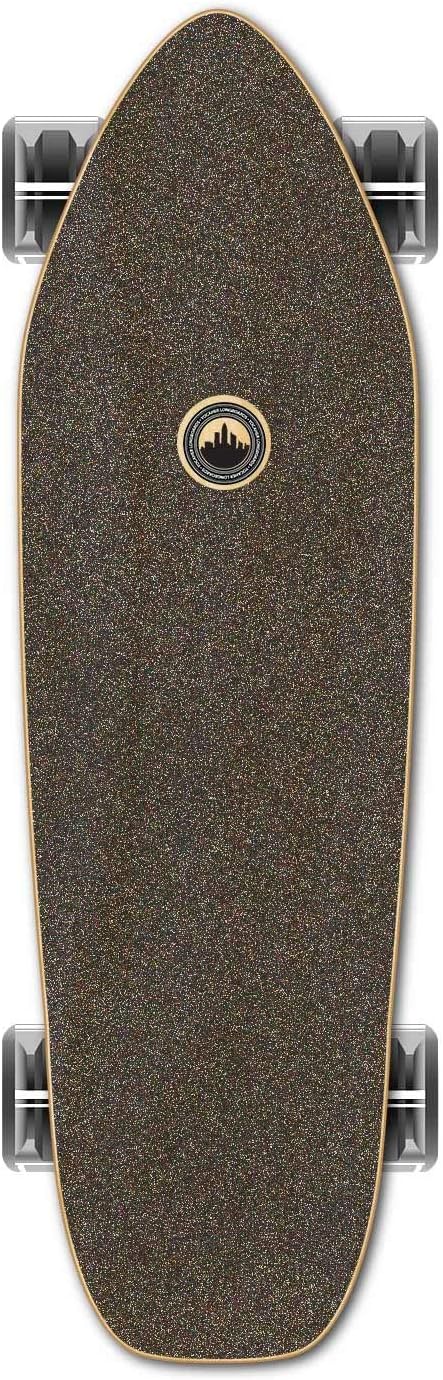 Yocaher Graphic Complete Skateboard Longboard- Mini Cruiser - Banana Cruiser 27" X 8"