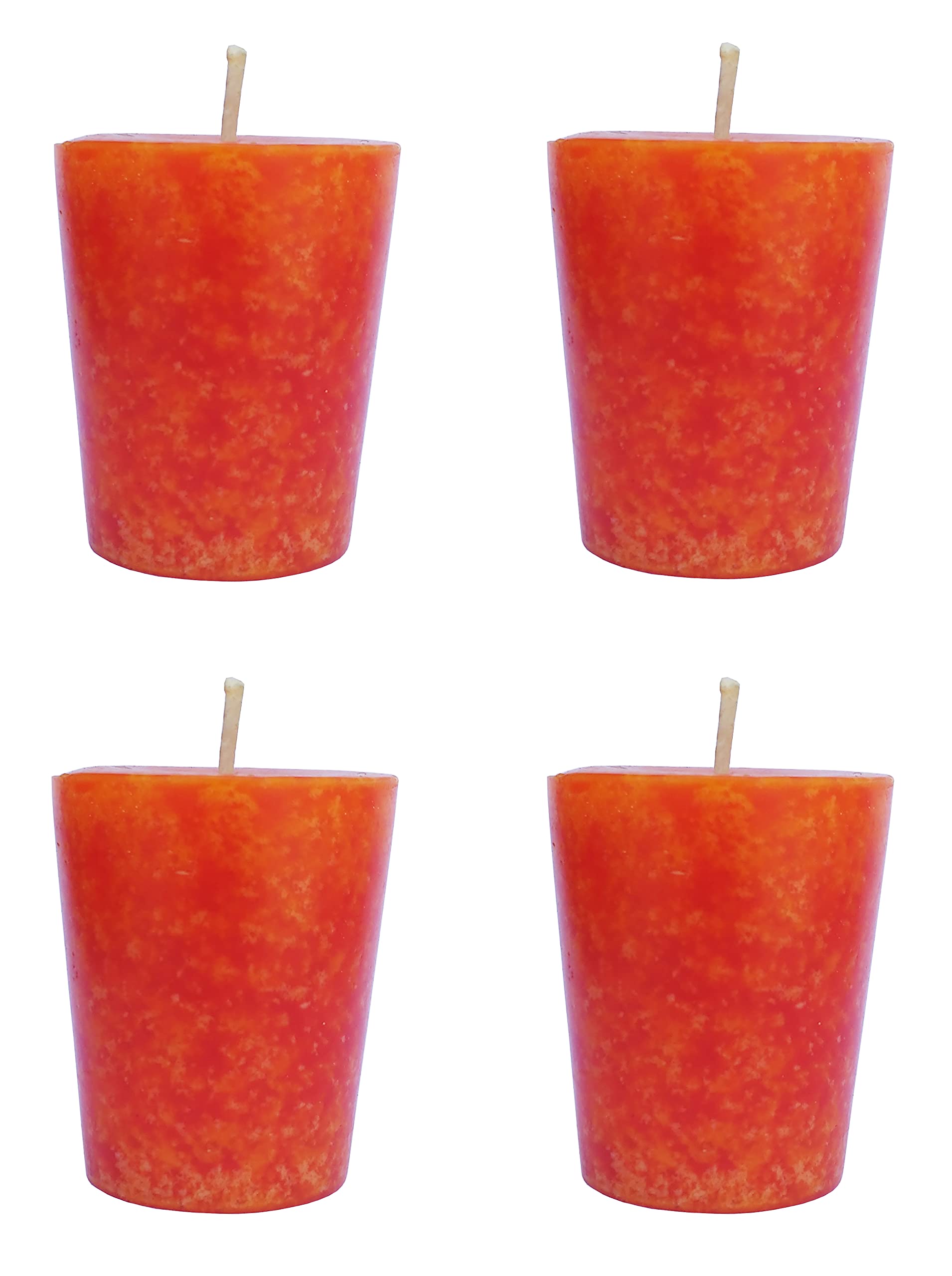 Pure Indian Candle Handmade Pomelo (Citrus) Scented Orange Mottle Wax Votive Candle PICPC320010 (Pack of 4 pcs.) (B07P4LDL18) Amazon Price History, Amazon Price Tracker