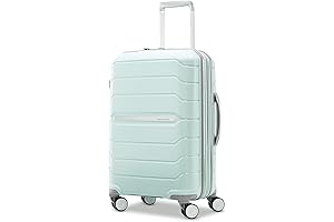 Versatile and Expansive European Travel Companion: Freeform Hardside Carry-On