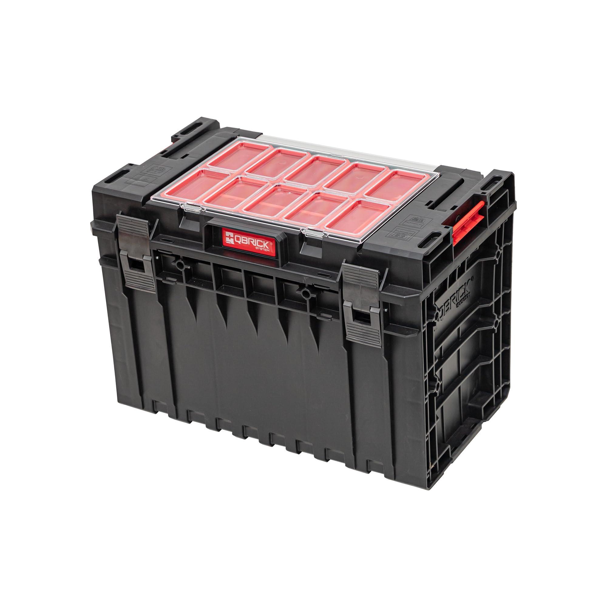 QBRICK SYSTEM Skrzynka narzędziowa pusta Skrzynka narzędziowa ONE 450 2.0 Expert czarna 585 x 385 x 420 mm