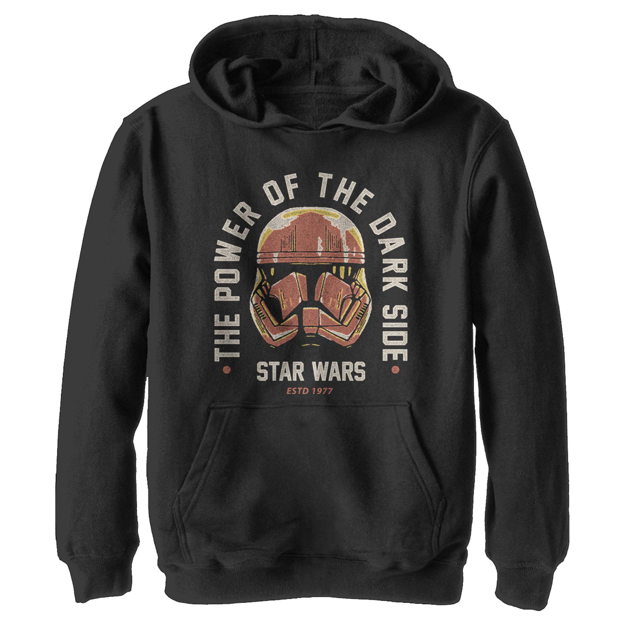adidas Sportswear STAR WARS THE MANDALORIAN™ BACK GRAPHIC - Felpa con cappuccio - night grey/blu - Zalando