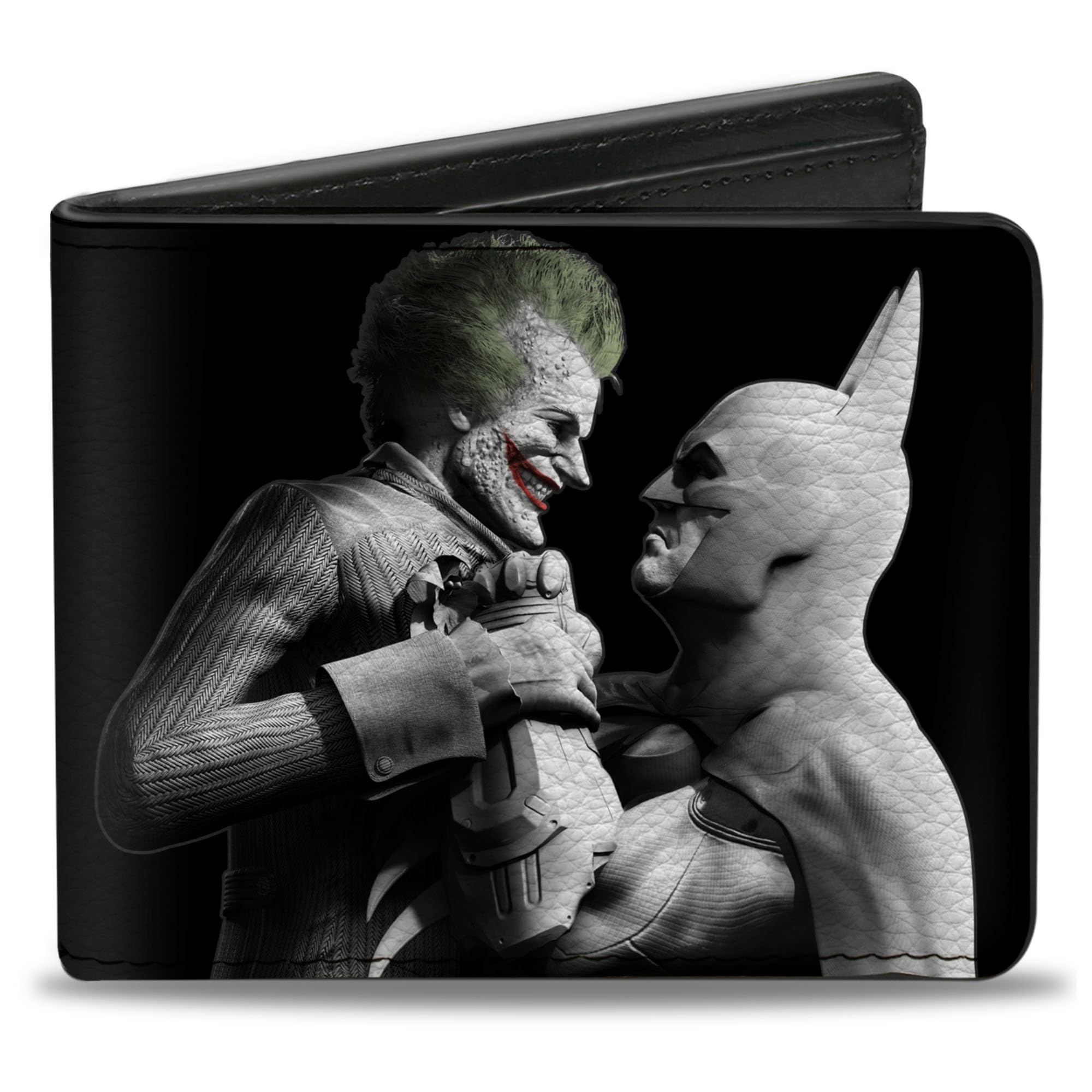 Buckle-Down mens Buckle-down Pu Bifold - Batman Bi Fold Wallet, Multicolor, 4.0 x 3.5 US