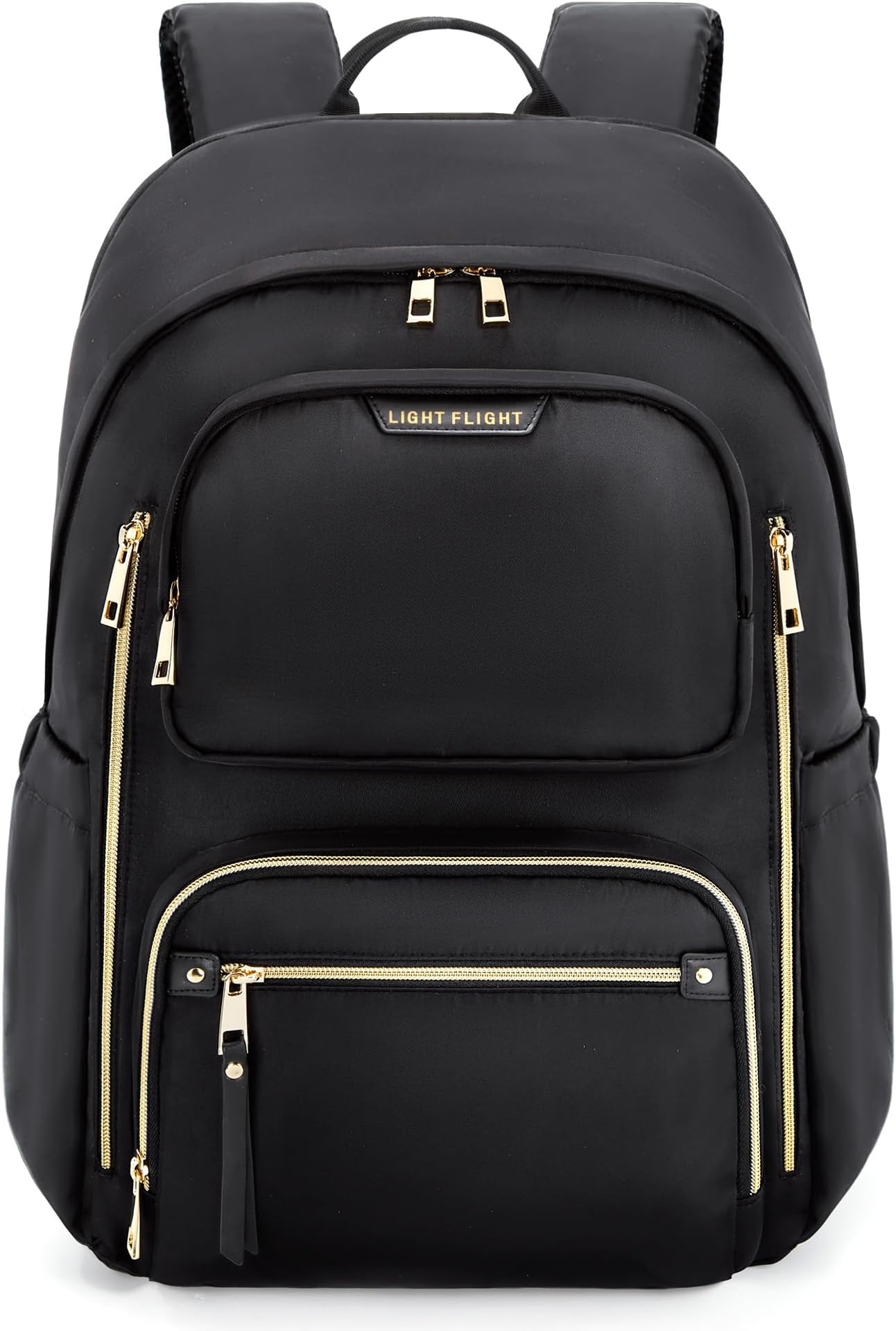 Women's Laptop Backpack Fit for 15.6 Inch for Travel Work Business College, Large Capacity Stylish Bookbag with USB Port and Water-Resistant for Daily Use,Black