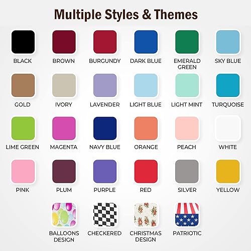 Miniatura 6 de Exquisite - Mantel redondo de plástico de 84 pulgadas, paquete de 12