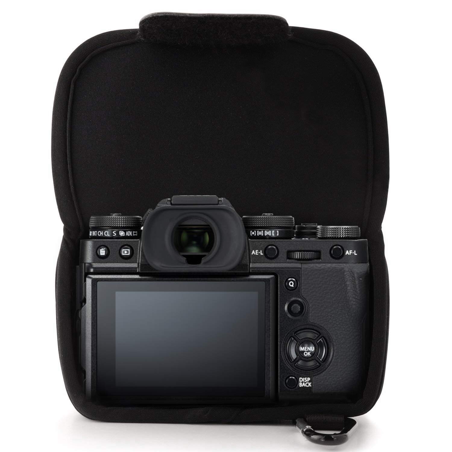 MegaGear MG865 Ultra Light Étui en Néoprène pour Fujifilm X-T3, X-T2 (XF23mm - XF56mm & 18-55mm Lens) - Noir