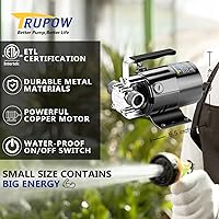 Vista 4 de 1/10HP 330GPH mini bomba eléctrica portátil de transferencia del sumidero de 115 voltios con interruptor de encendido/apagado (solo bomba)