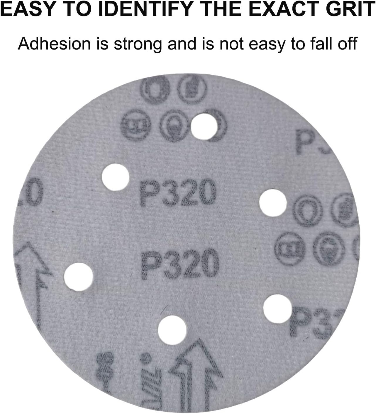 Flash Sale 5 Inch 6 Holes Sanding Discs - 70PCS 40 60 80 120 180 240 320 Grit Assorted Sandpaper by Autolock, Air Random Orbital Sander Sandpaper, Hook and Loop Sand Paper Free Shipping Offer 5 Inch 6 Holes Sanding Discs - 70PCS 40 60 80 120 180 240 320 Grit Assorted Sandpaper by Autolock, Air Random Orbital Sander Sandpaper, Hook and Loop Sand Paper