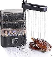 AQQA Turtle Filter Quiet 25db with Flow Control (Black, 3 Layers)