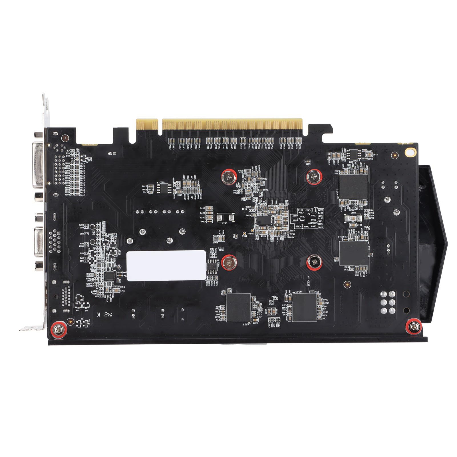 VBESTLIFE Scheda Grafica 1050TI da 4 GB, GPU DDR5 128 Bit, Scheda Video da Gioco PCIE 2.0 da 1350 MHz, Scheda Grafica per Computer Desktop con Porte HDMI, DVI, VGA