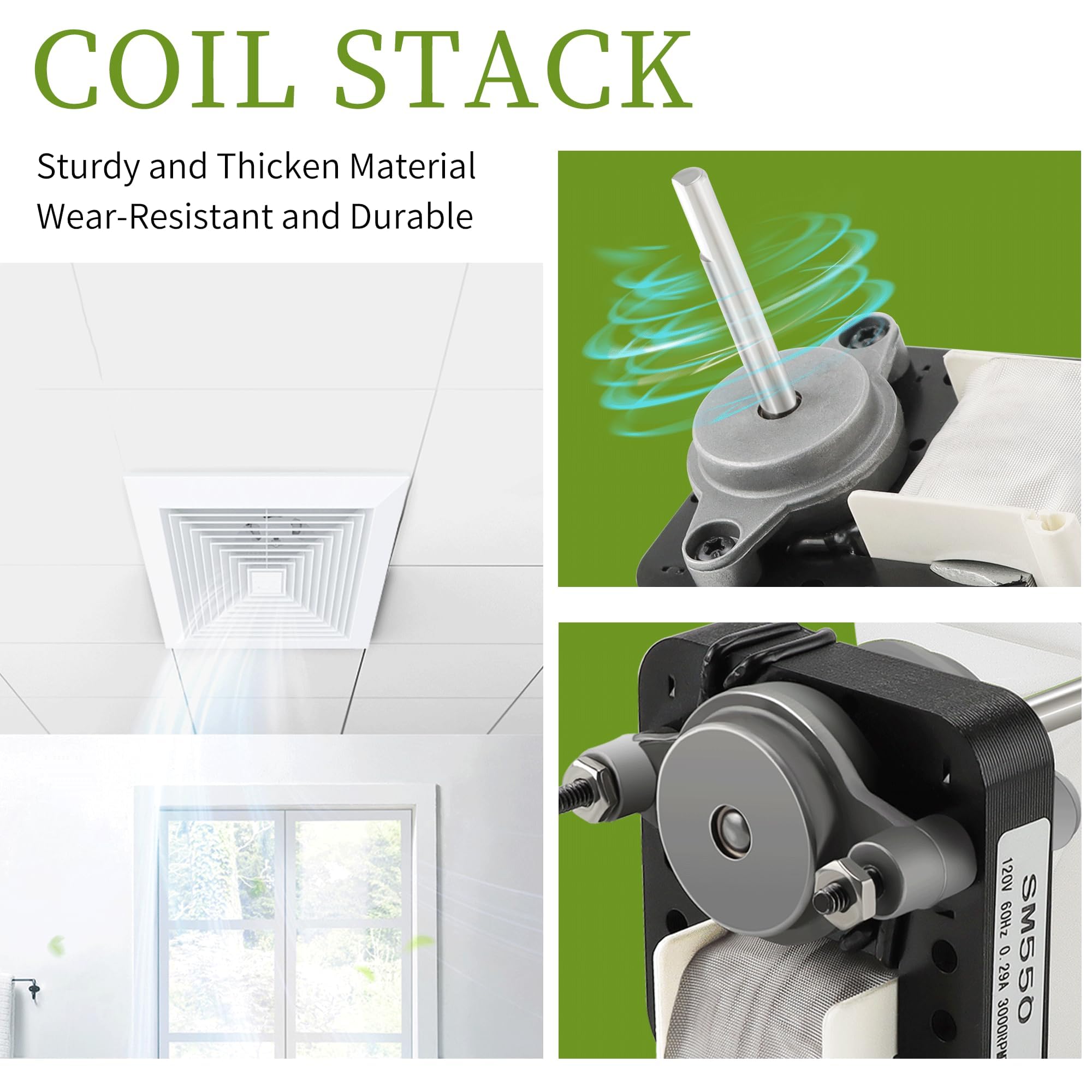 Bathroom Fan Motor Replacement - Universal Kit -7 Bathroom Fan Motor Replacement - Universal Kit -7