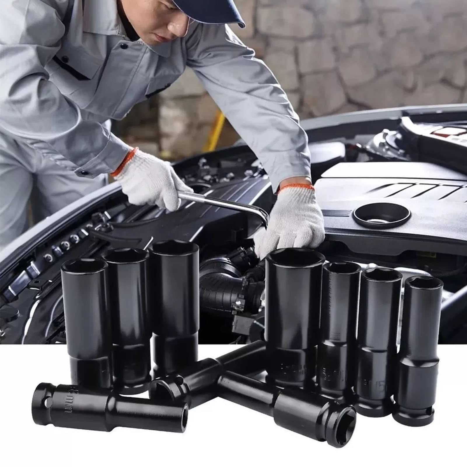 20pcs Zestaw Gniazda Sześciokrotnego Sniwi o Wysokiej Wytrzymałości Stalowe Gniazdo Gniazda Elektrycznego do Elektrycznego Adaptera Wiertła Adapter Udarowy