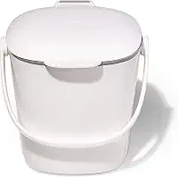 Cesto de compostagem OXO Good Grips, branco – 2.83 L