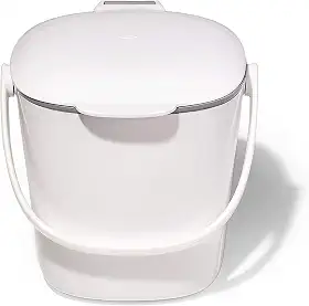 Cesto de compostagem OXO Good Grips, branco – 2.83 L