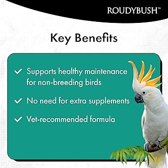 Daily Maintenance Food for Birds - Scientifically Formulated Bird Feed - Bird Food Pellets w/Corn, Wheat, Soy & More - Nutritious & Healthy Feed for Birds (Nibles, 44oz)