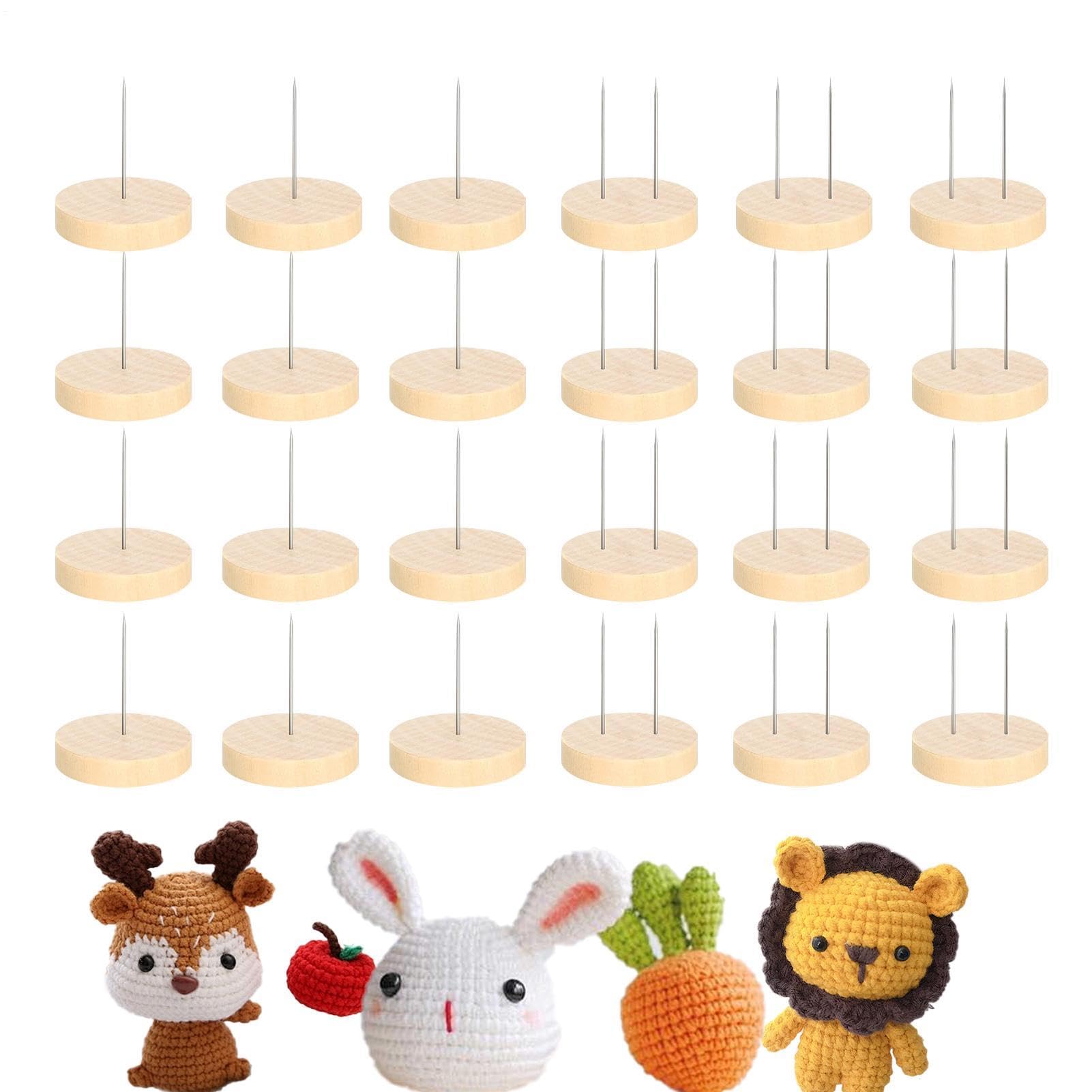 Support en bois pour poupées debout idéal pour décorer votre table à manger