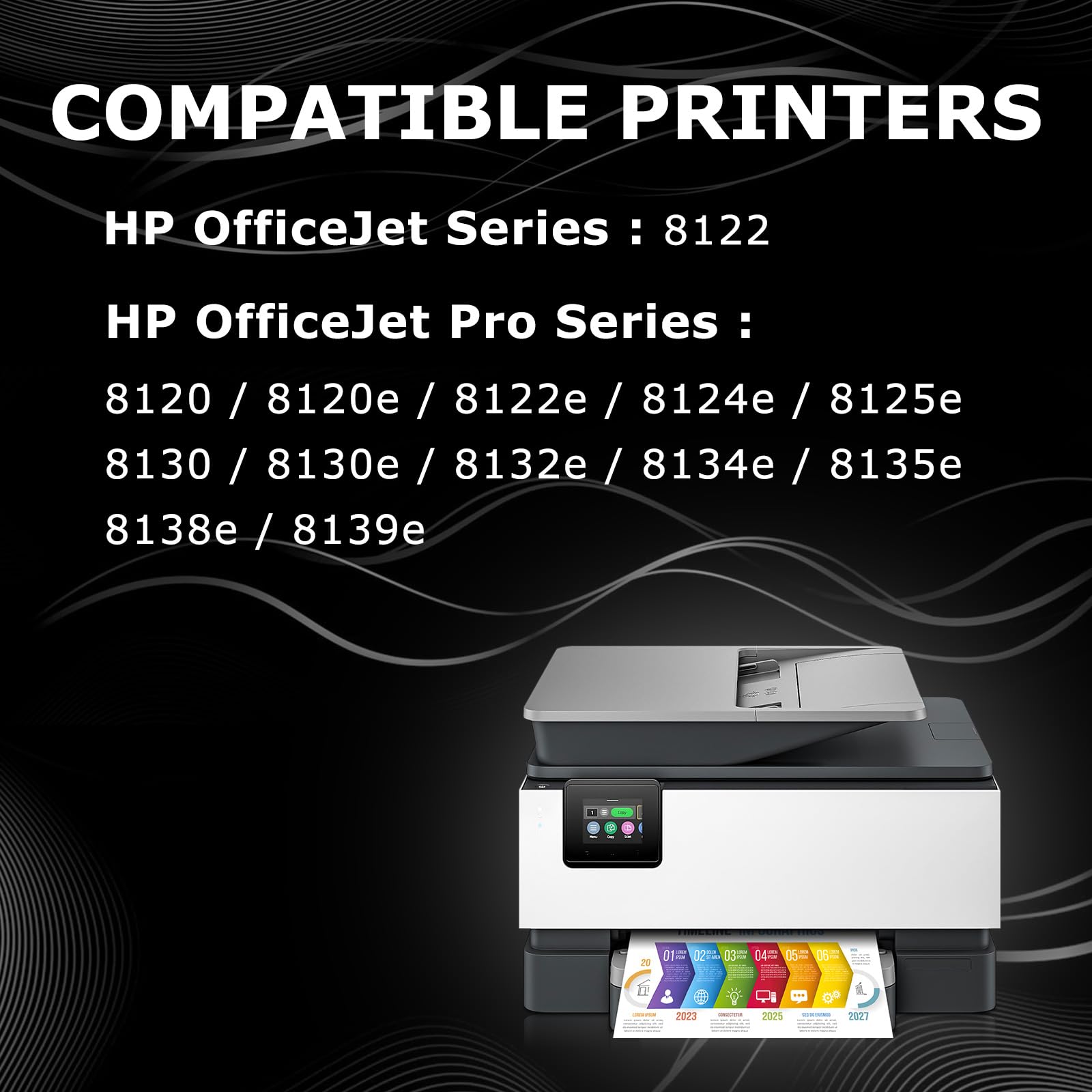 DOUBLE D 924E Multipack per HP 924 XL 924E Cartucce Compatibile con Stampante HP OfficeJet Pro 8124e, 8122e, 8132e, 8135e, 8134e, 8125e (1BK/1C/1M/1Y, Con Chip)