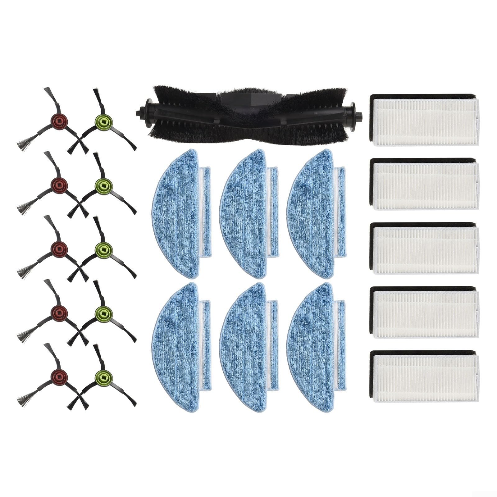 Kit Repuesto Cepillo Filtro para mopa para medion para x20 SW+(B)