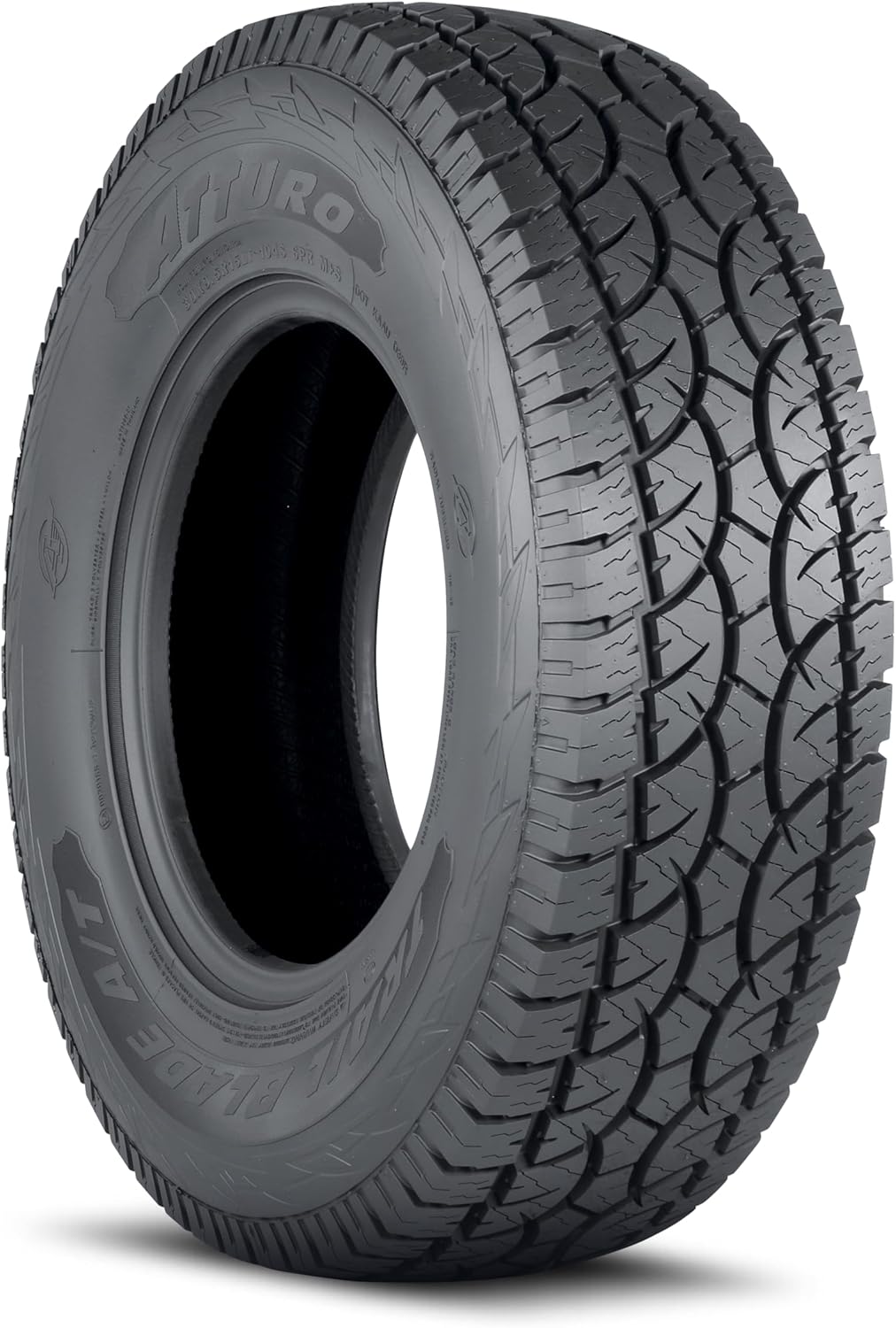 Atturo Trail Blade A/T All-Terrain Tires - 50K Mile, 3PMS Certified with Wave Sipes & Wide Channels - Durable, Stable, All-Weather Performance, Superior Year Round Traction, 265/70R17