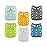 ALVABABY Baby Cloth Diaper 6 Pack with 12 Inserts One Size Cloth Diaper Covers Adjustable Washable Reusable for Baby Girls and Boys
