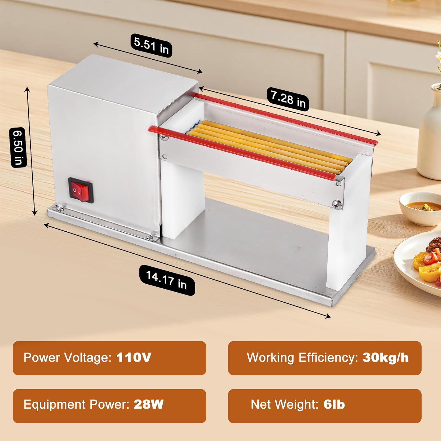 JIAWANSHUN Electric Quail Egg Peeler With 6 Rubber Tubes, 66 Lbs/H For Hard Boiled Quail Eggs Peeling Machine