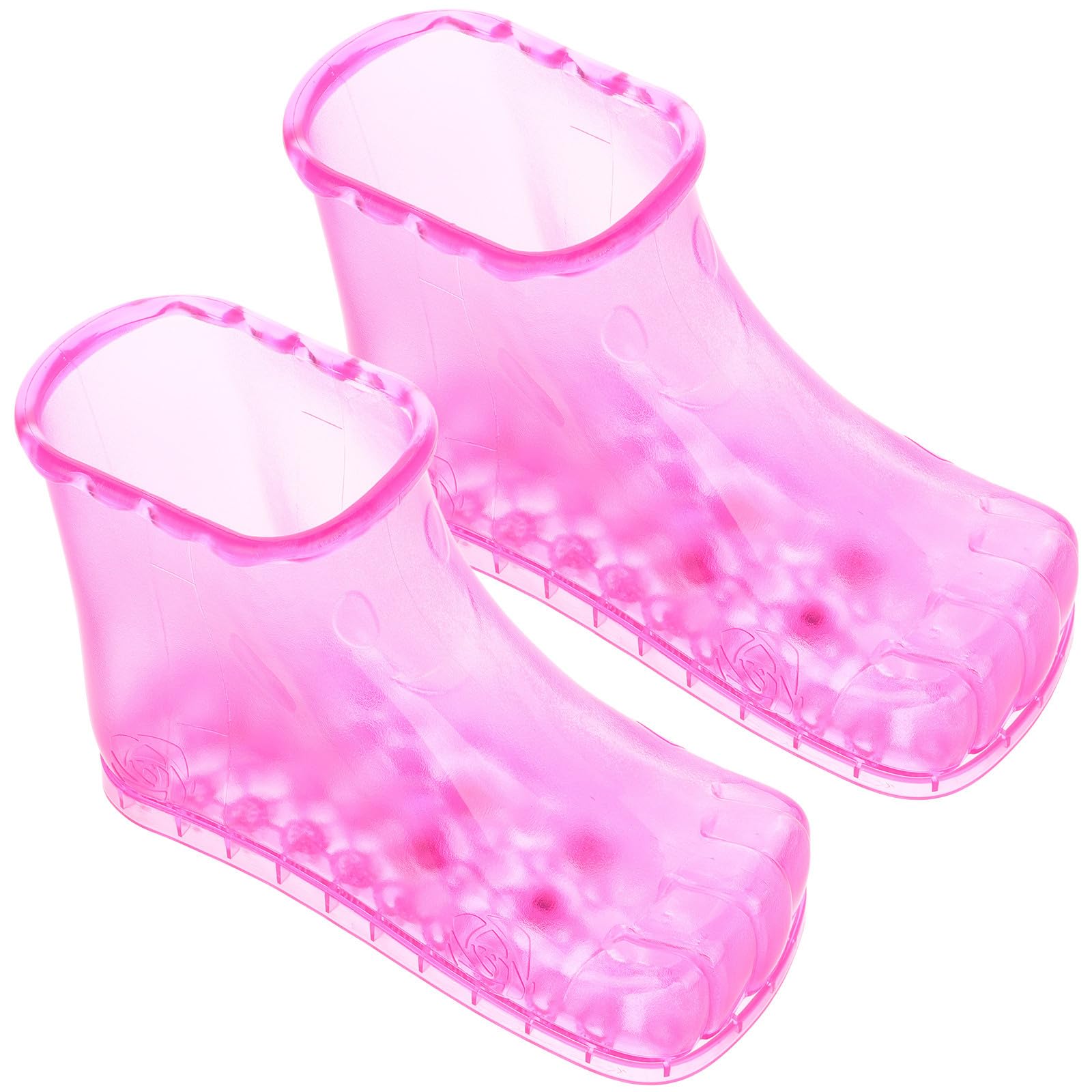 Prodotto per pediluvio piedi, vasca pedicure rosa con design magnetico per massaggio a casa e facile manutenzione