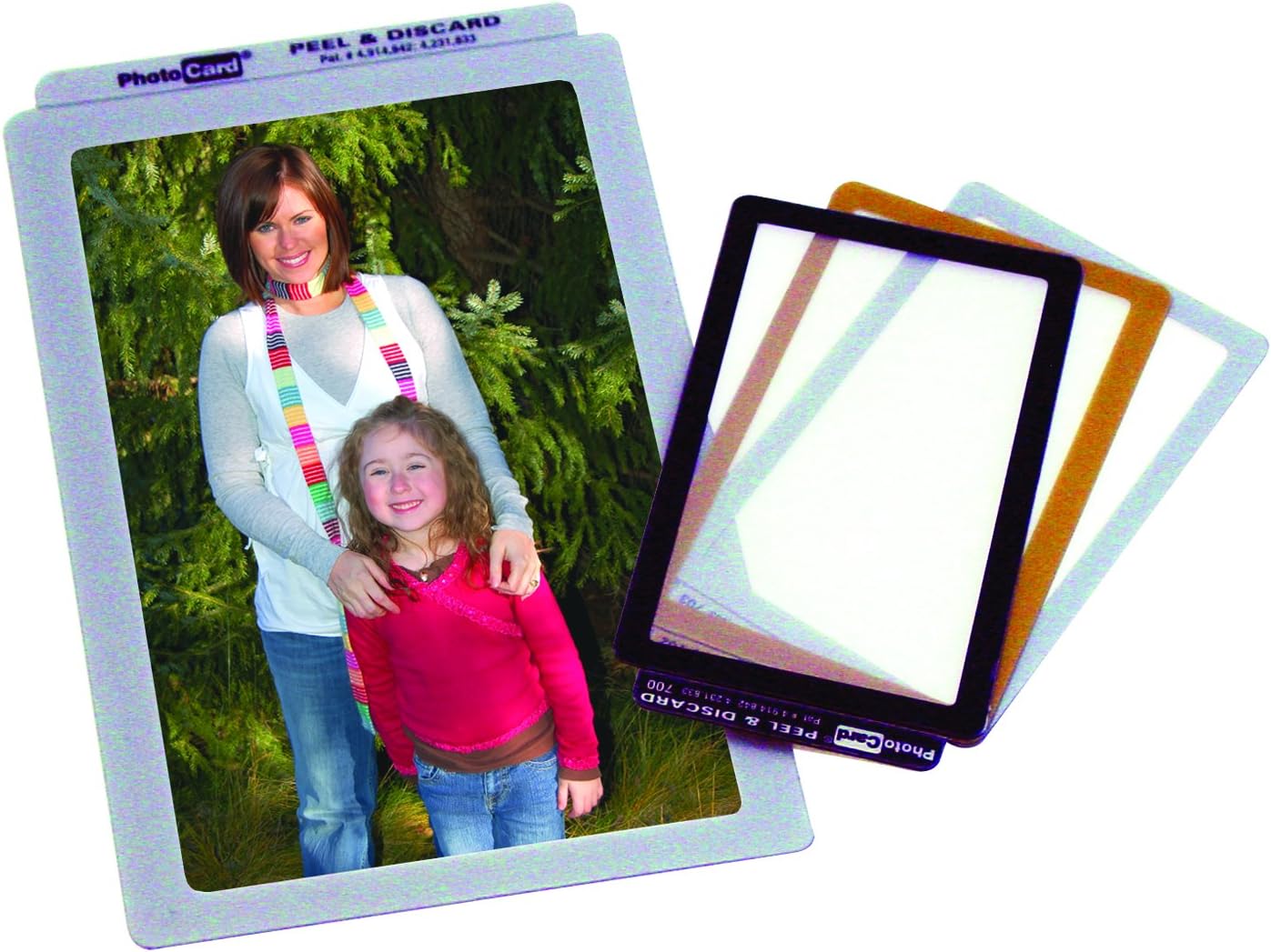 StorusSmart Photo Card - Photo Card, Gold & Silver Postcards, 4 Count