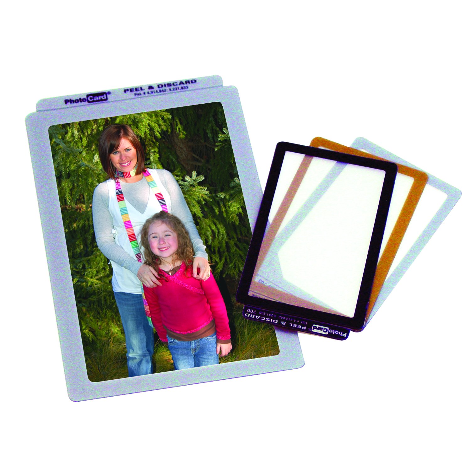 StorusSmart Photo Card - Photo Card, Silver Postcards, 10 Count