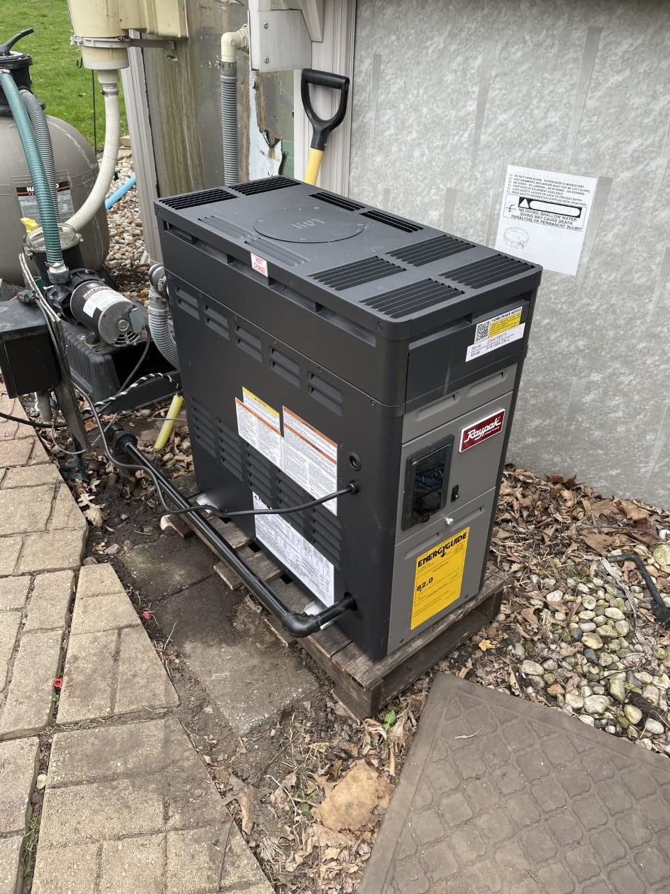 60/mo Finance Raypak 014784 Polymer Headers Digital Control