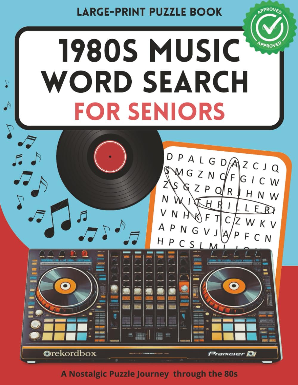 1980s Music Word Search Puzzle Book: A Nostalgic Journey Through Iconic Hits, Artists, and Sounds of the Eighties - 50+ Large Print Puzzles with Fun ... (Nostalgic Word Search Puzzle Series)