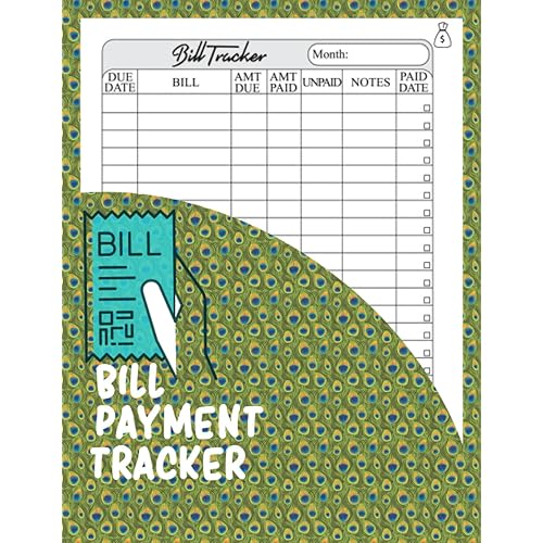 Bill Payment Tracker: Monthly Bill Payment Planner And Expense Checklist