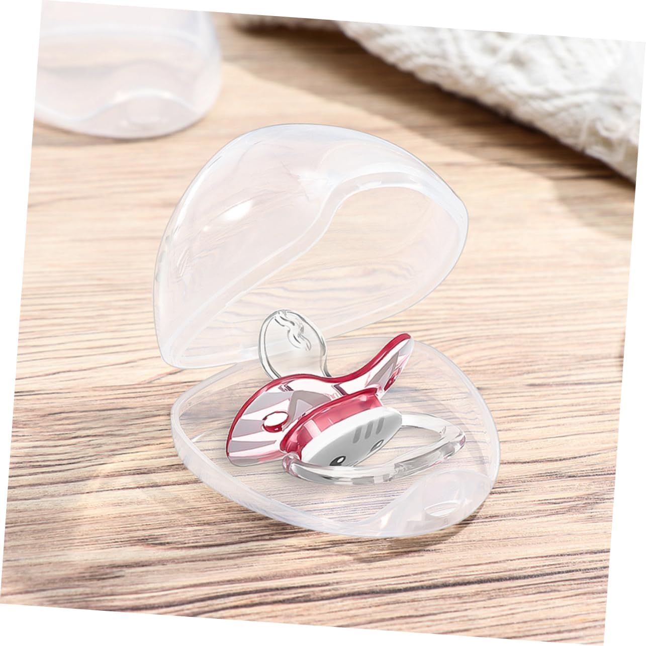 6Pcs Storage Box Portable Pacifier Holder Case Compact Design for Clean Storage Lightweight and Convenient for Moms Fits Pacifiers and Clips