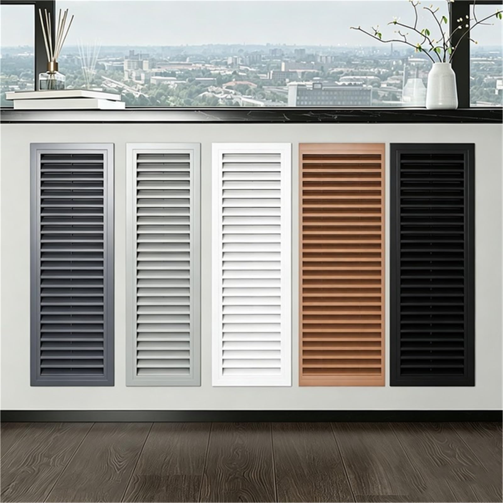 Lüftungsgitter Grau 600x900mm für Wand, Decke und Boden - Belüftung