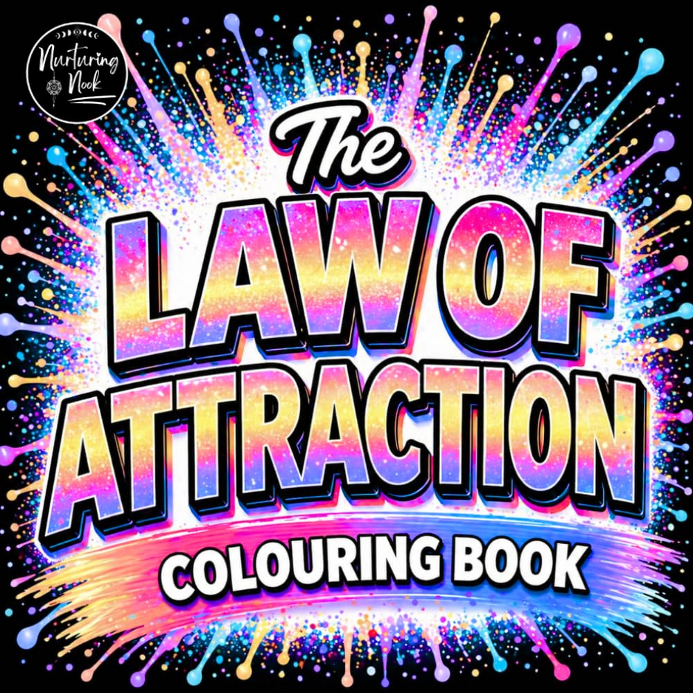 The Law of Attraction Coloring Book: A Bold and Easy Coloring Book for Manifestation, Positive Thinking, and Attracting Abundance, Confidence, and Success