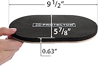 Vista 2 de Deslizadores de muebles de fieltro para pisos de madera dura, 4 deslizadores de muebles de 9 1/2 pulgadas, deslizadores de fieltro resistentes