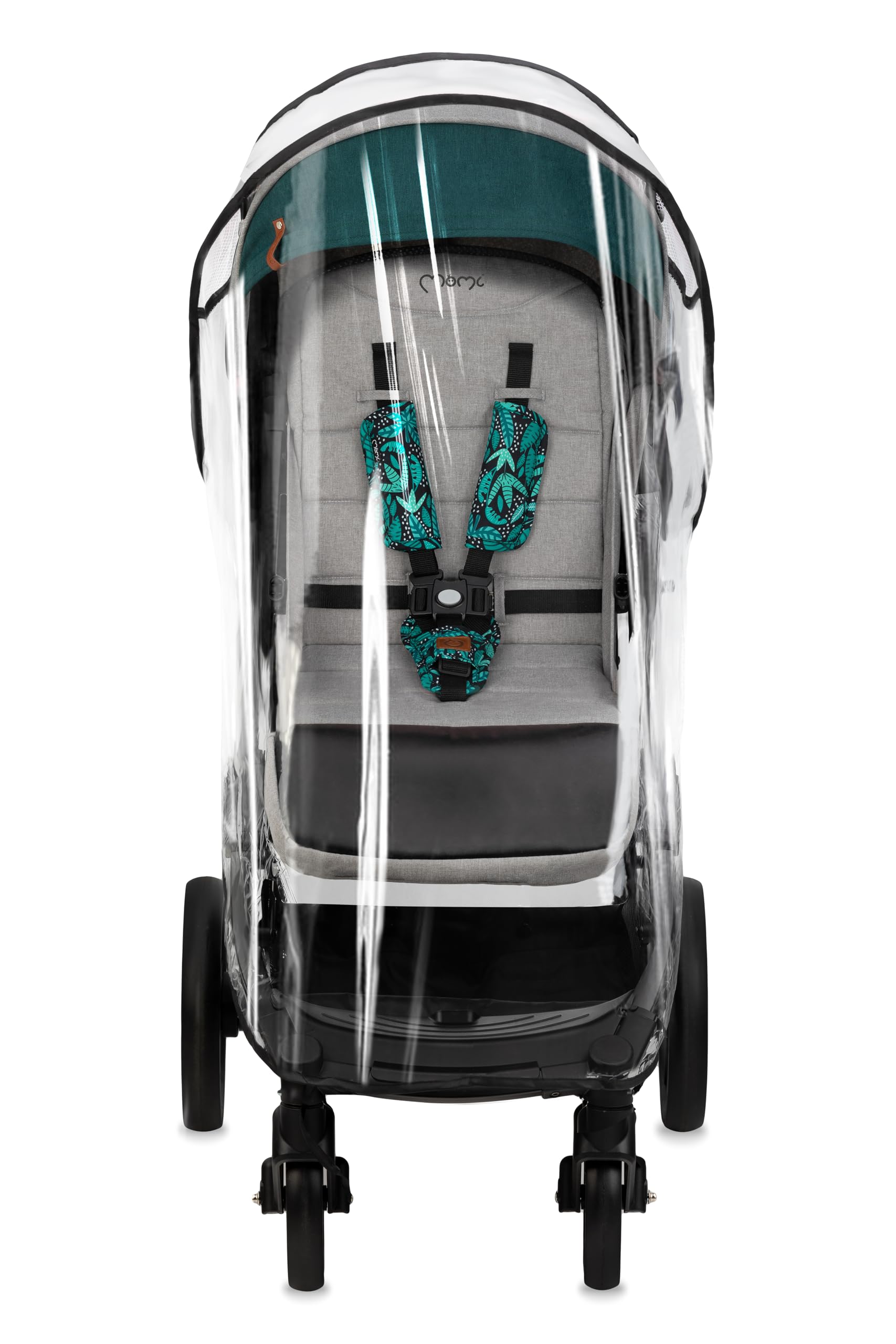 Passeggino MoMi ESTELLE DAKAR a partire da 6 mesi (fino a 22 kg), pieghevole con cintura di sicurezza a 5 punti, cestino porta spesa e funzione di apertura, manico telescopico per il traino