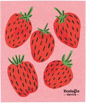 Ecologie Swedish Sponge Cloth, Berry Sweet, 1 Count