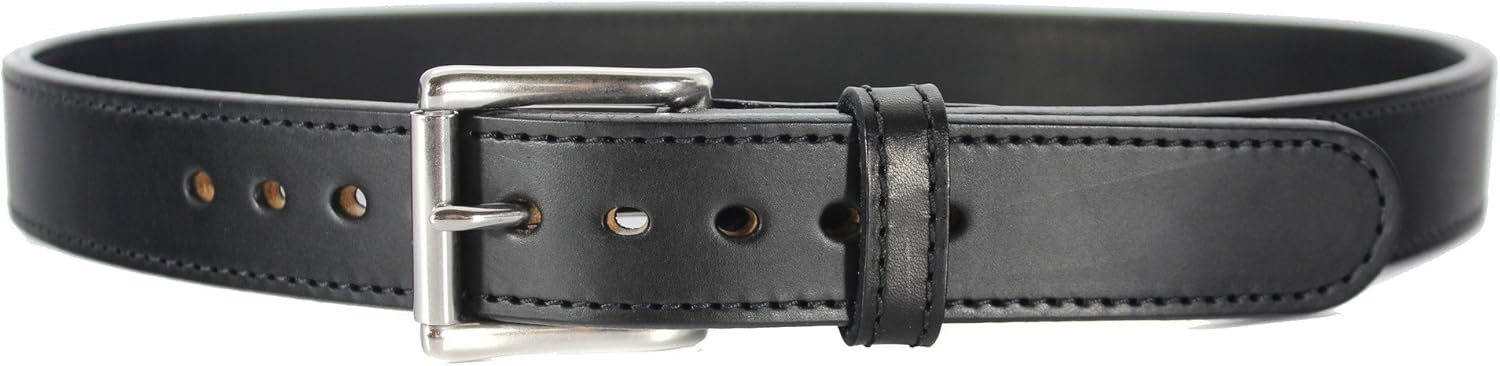 Daltech Force Steel Core Reinforced Leather Gun Belt - Thick Heavy Duty Concealed Carry CCW EDC Belt - Image 2