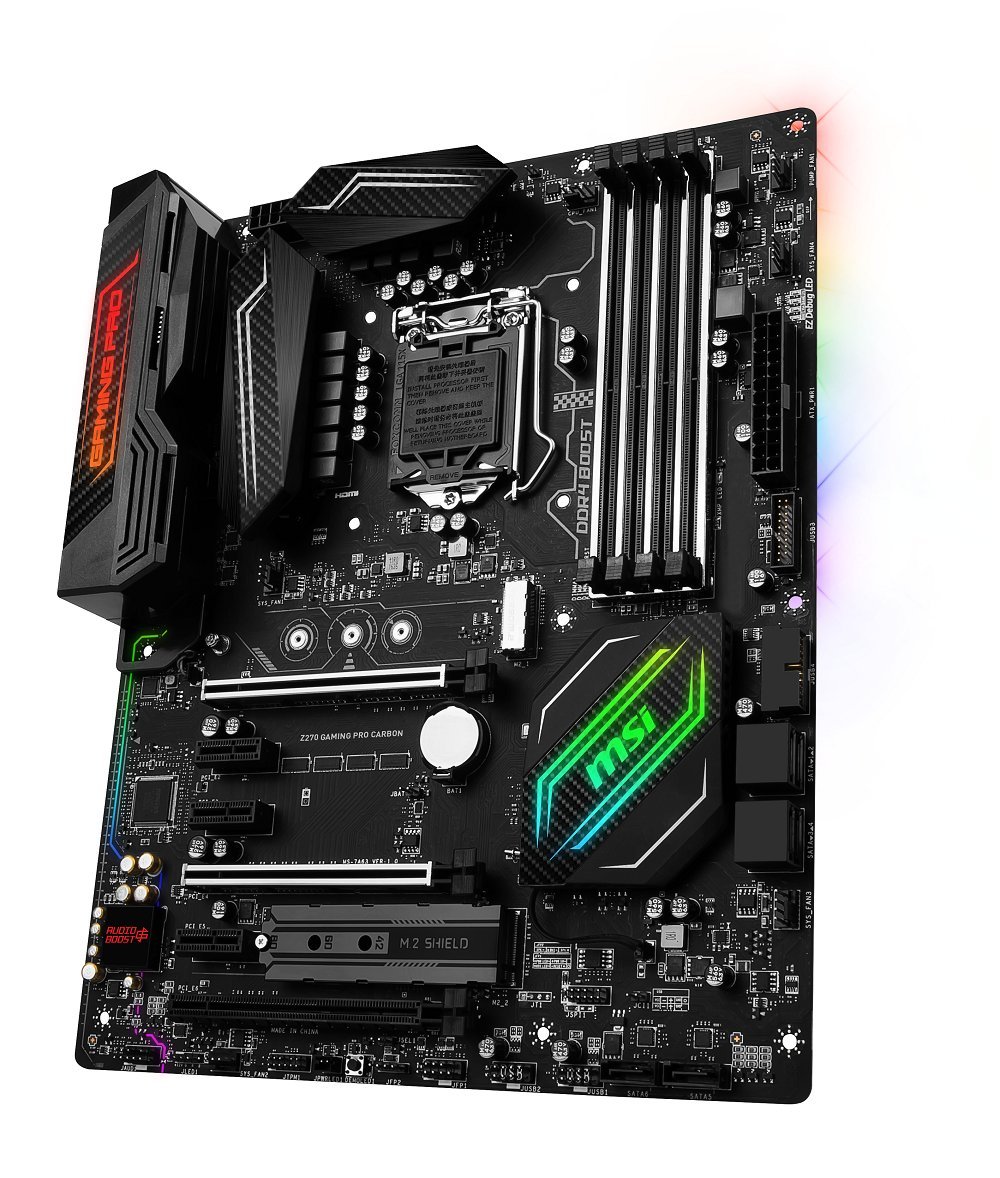 Amazon | MSI Z270 GAMING PRO CARBON ATXゲーミングマザーボード [第7 
