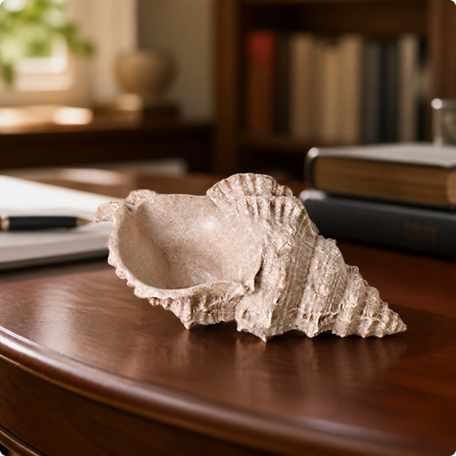 Décoration Coquillage en Résine Fait Main Déco Coquillage Marin Forme Ornement Marin en Résine pr lon, 25x14x13cm
