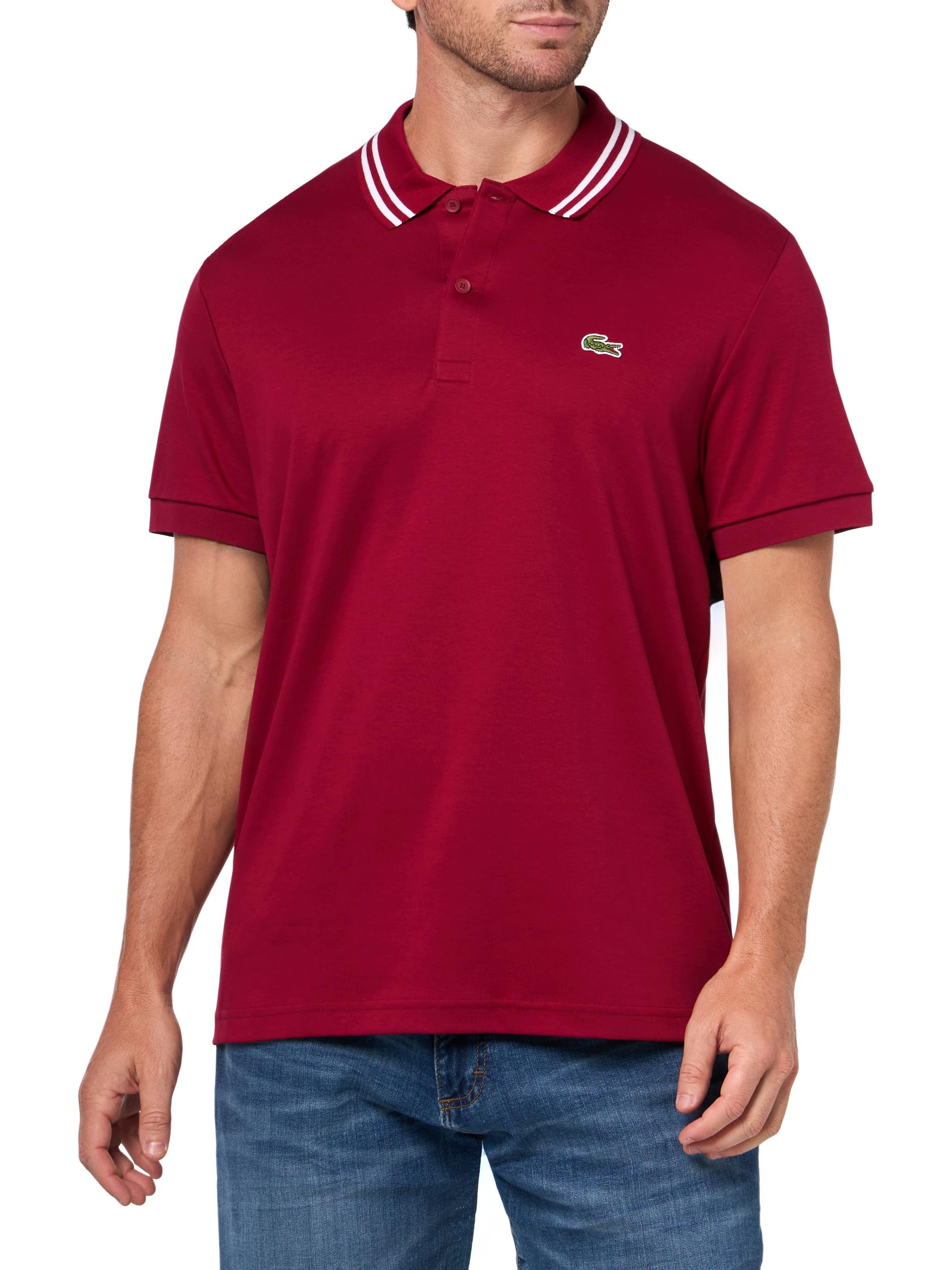 

                                                    Lacoste Men's Regular Fit Cotton Pima Interlock Po