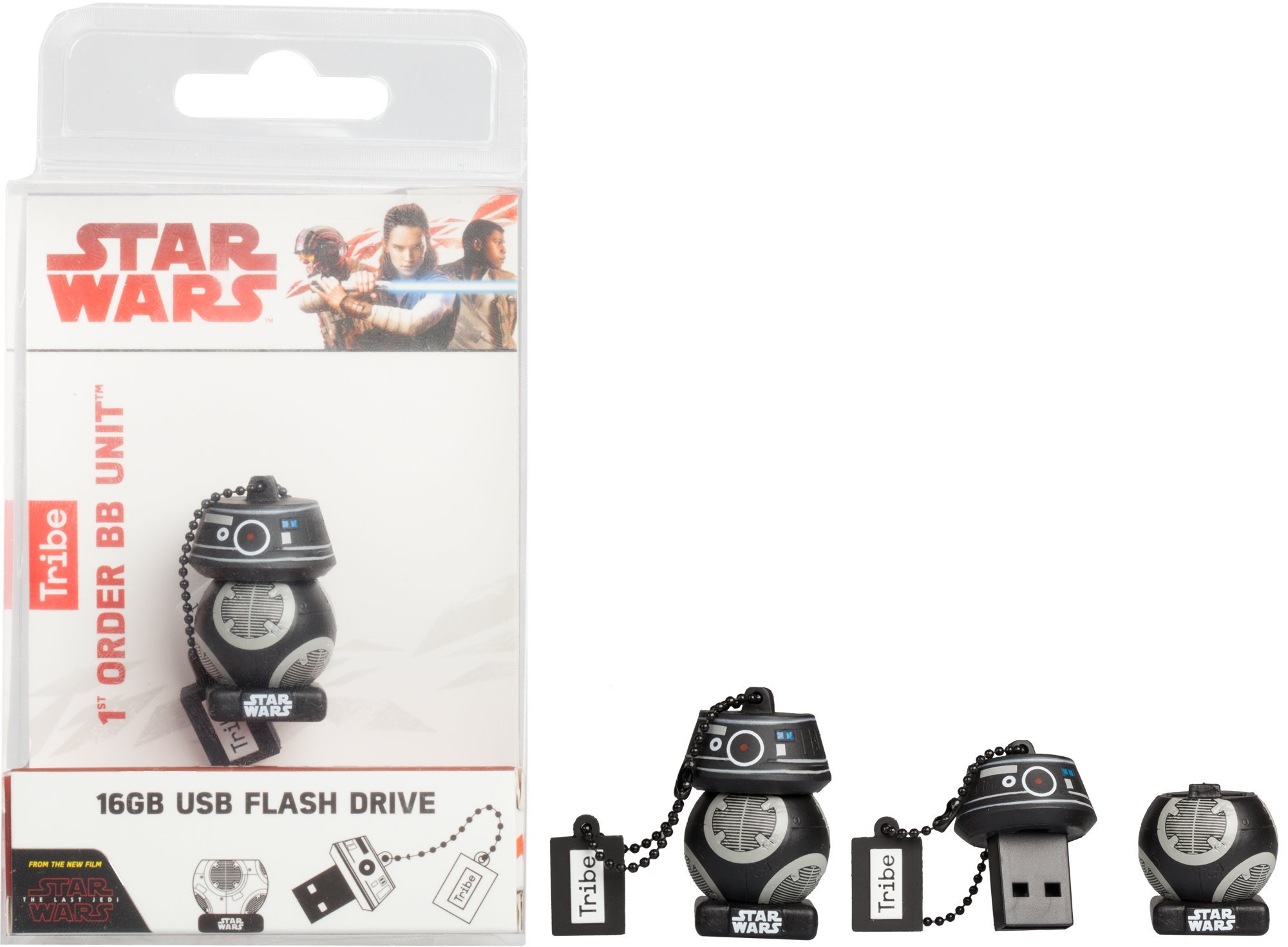 Clé USB 16 Go Star Wars First Order BB Unit - Porte-clés 3D, USB 2.0, Officielle, Garantie 2 Ans