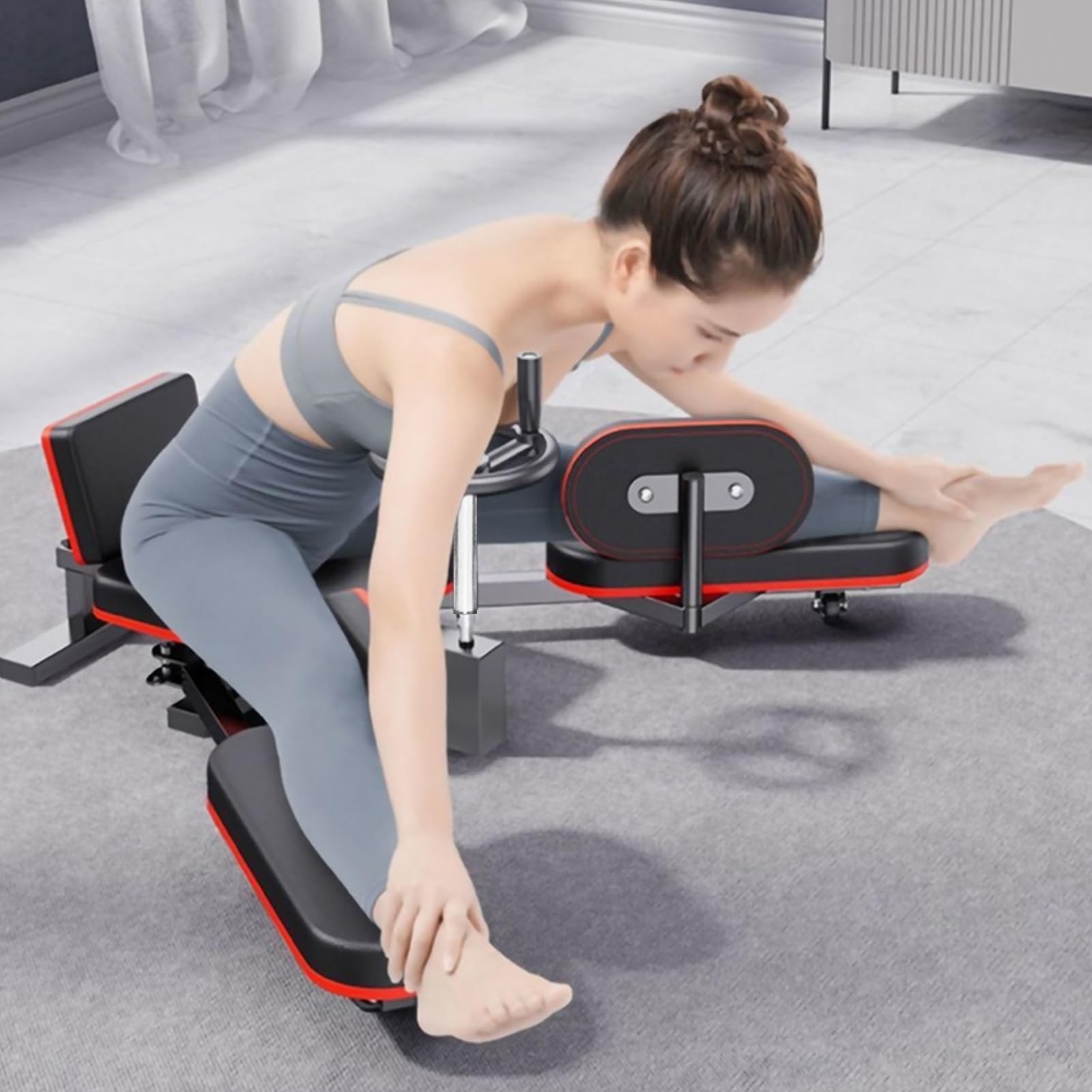 Beinspreizer Professional Leg Extender Zur Dehnung Der Muskeln Bis Zu 180°, Beinstrecker für Die Beine, für Yoga, Kampfsport, Ballett und TäGliches Training