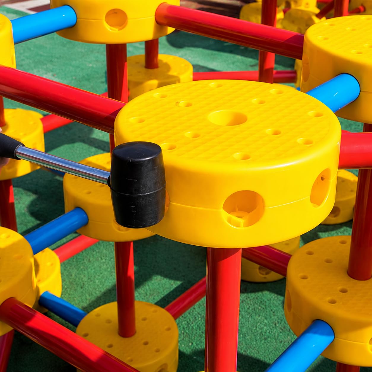 Klettergerüst Outdoor mit Rutsche, Spielturm für den Garten, 240 Teile, modulares Spielgerät für 3-6 Jahre, Modern, pädagogisch, körperför