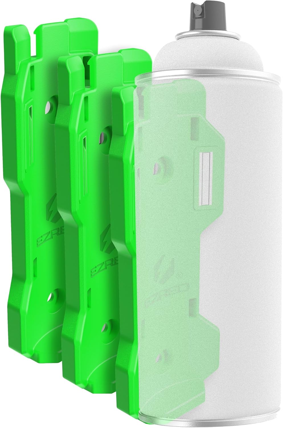 Magnetic Spray Can Holder 3-Pack Flexible Non-Marring Polymer Lid Holder