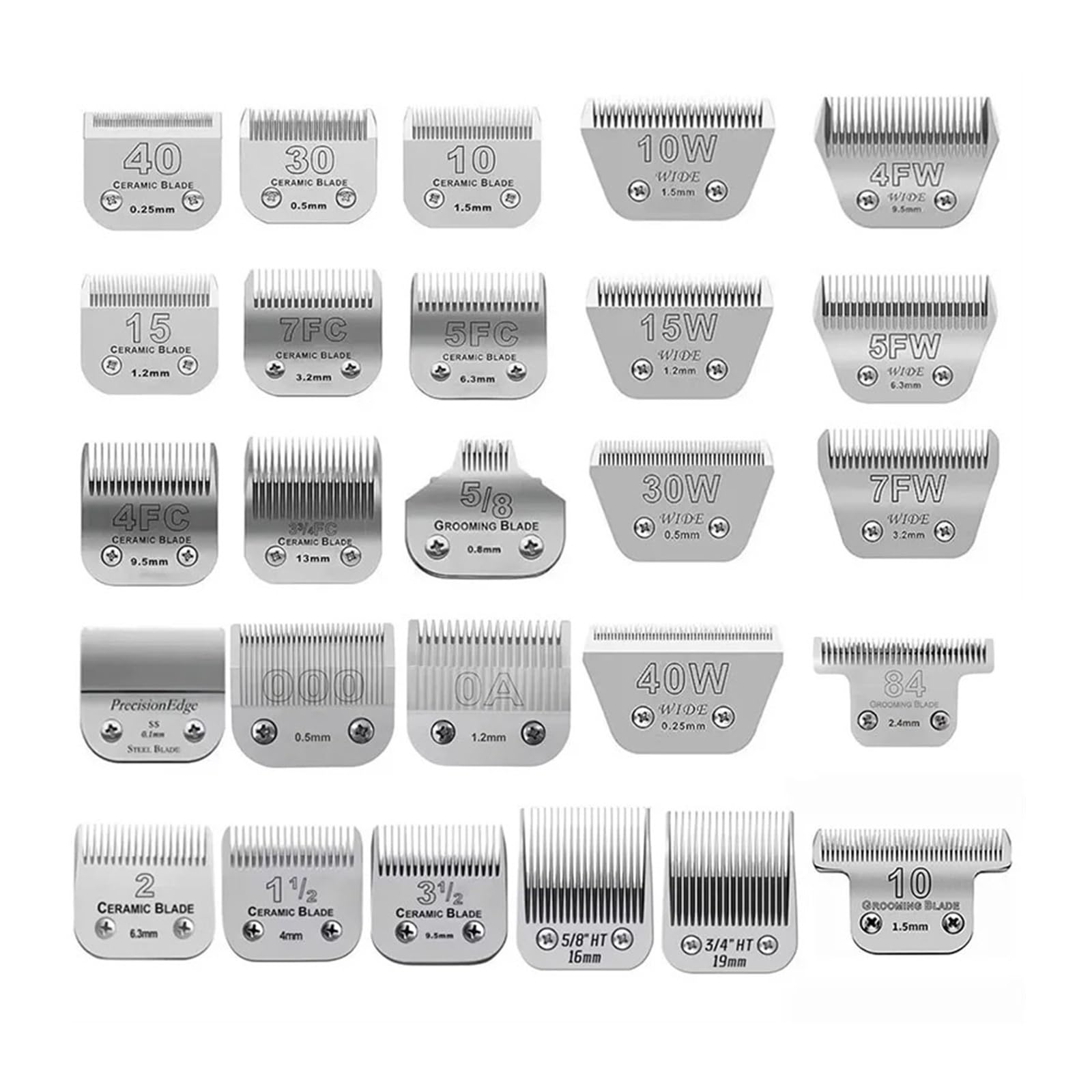 Compatibile Con Andis, Compatibile Con Oster, Compatibile Con Wahl, Lama | Compatibile Con KM, Lama Staccabile For Toelettatura Cani, , , , , Tosatrici For Animali Della Serie(NO.58)