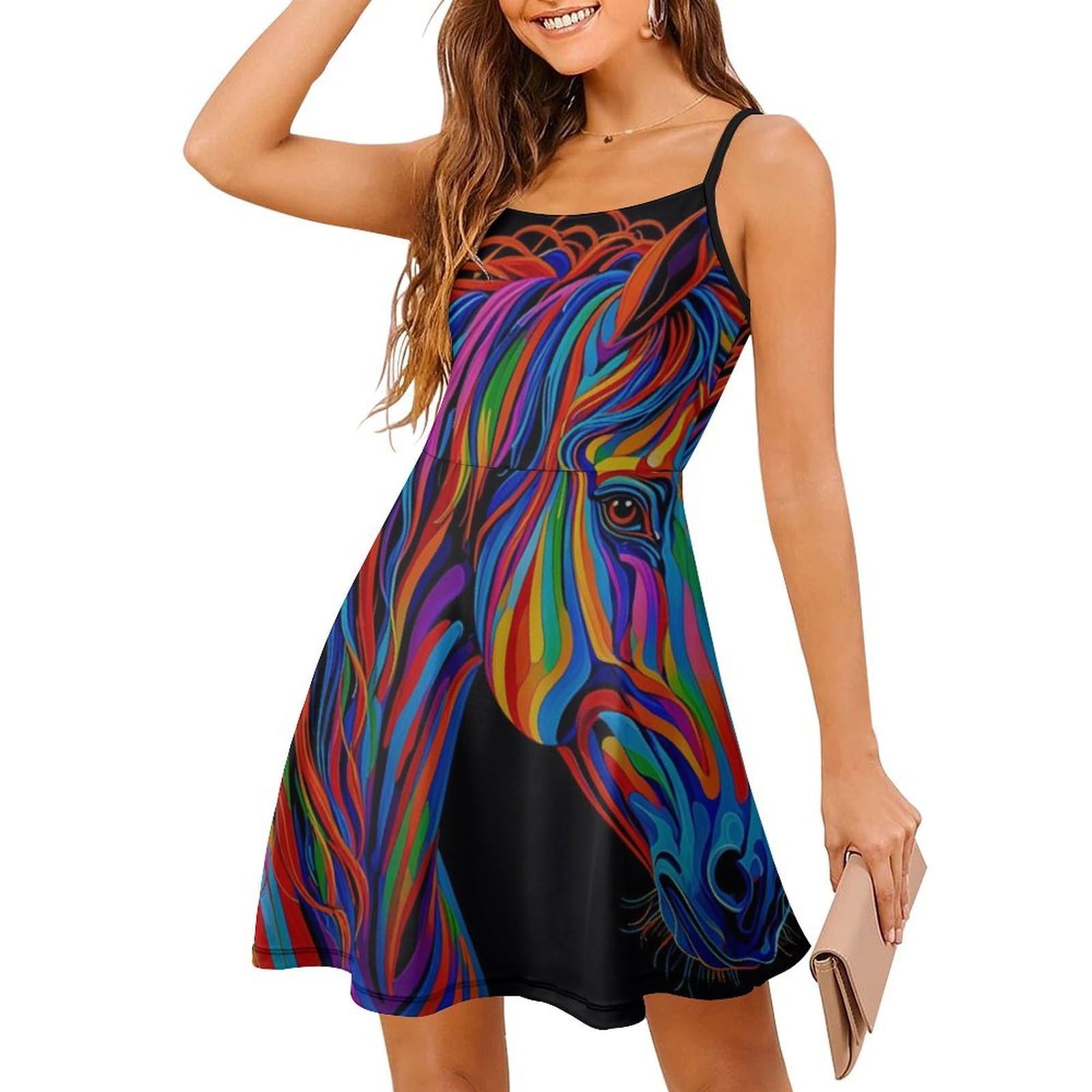 Summer Women's Sling Sleeveless Long Dress
