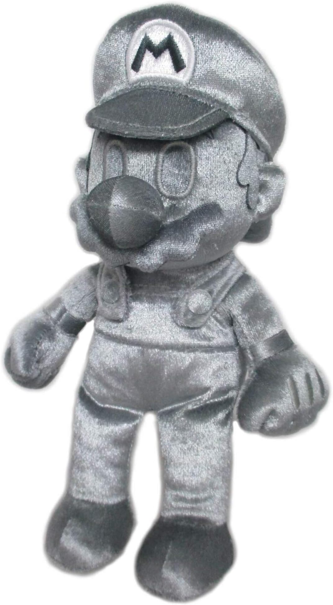 1726 Super Mario All Star Collection Metal Mario Plush, 9"